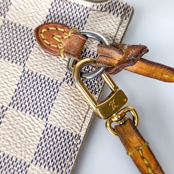 LOUIS VUITTON Damier Azur Neverfull Pouch - Picture 12 of 15